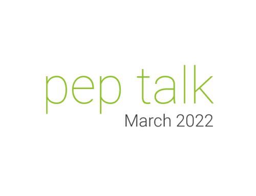 pep talk March 2022