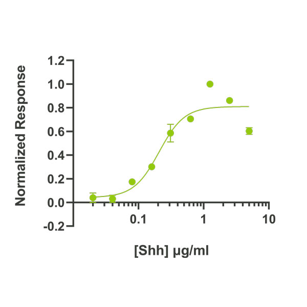 Human Shh Qk055 protein bioactivity lot 104376