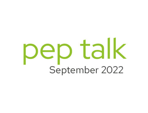 Pep Talk September 2022