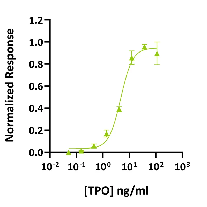 Recombinant human TPO protein (Qk098) - Image 2