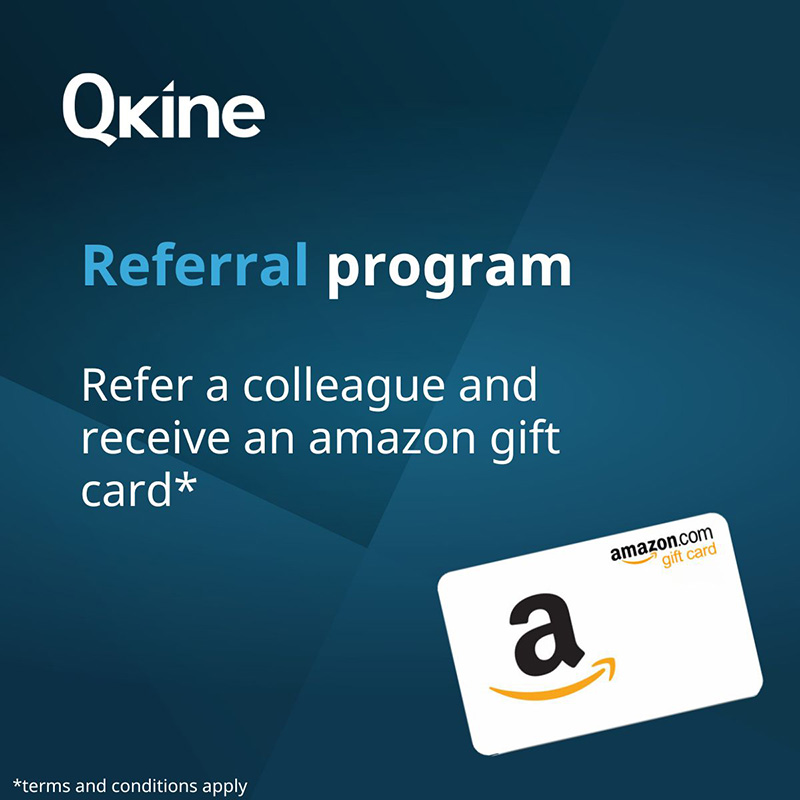 Referral program Refer a colleague and receive an amazon gift card