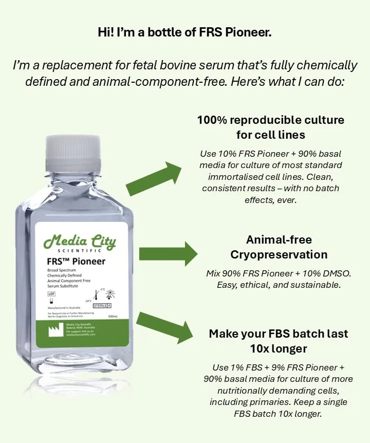 FRS™ Pioneer - Fetal bovine serum replacement - Image 2